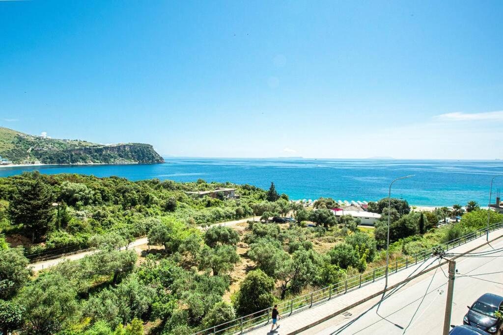 Blue Maraci 2 - Sea View, Kitchen, Beach Access Apartment Himare Ngoại thất bức ảnh